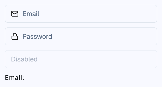 input